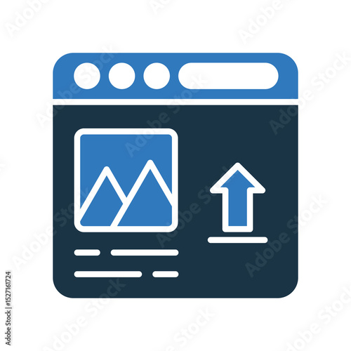 Upload mixed color icon