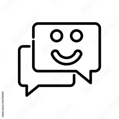 Emoji Picker line icon