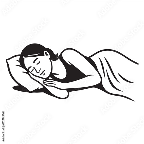 woman sleeping