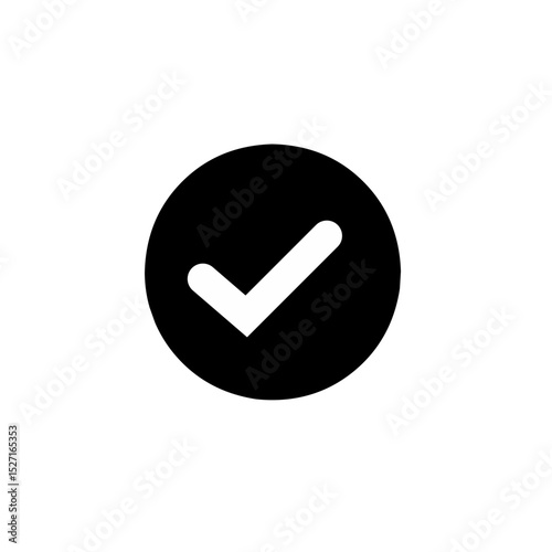Check mark and cross icon big set vector illustration.