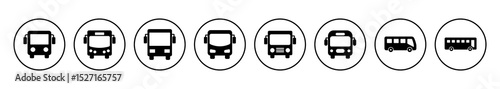 Bus icon vector. bus vector icon