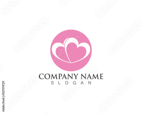 Love Logo and symbols Vector Template icons app