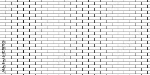 masonry pavement floor and wall limestone brickwork concrete texture. Urban white, black line cement rough row wallpaper abstract background.	
