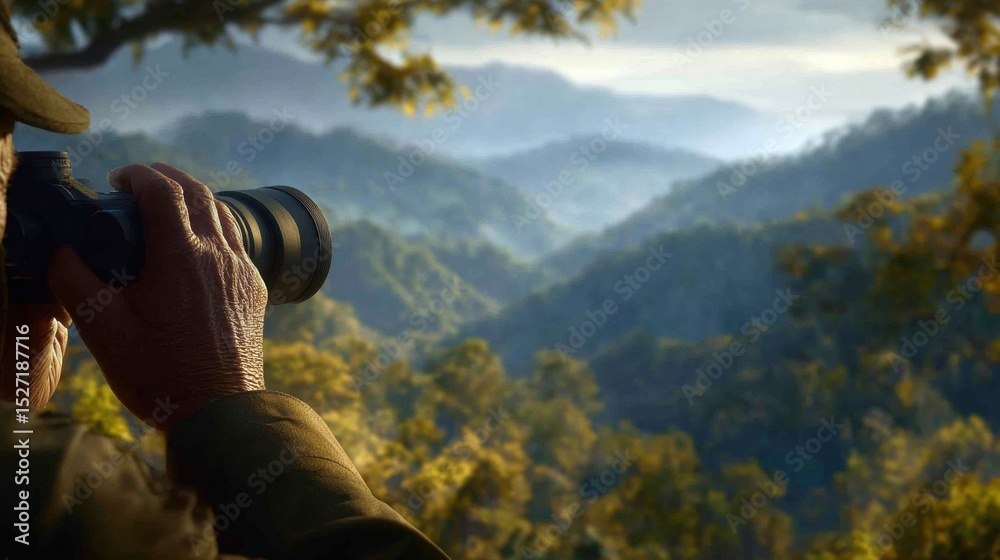 Fototapeta premium Nature-based tourism immerses visitors in wildlife viewing, hiking, and appreciating unspoiled natural attractions.