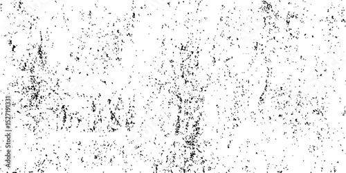 Scratch cracked vintage dusty Splat background. Grunge wall and black and white Dark noise granules Black grainy texture isolated on white background.	
