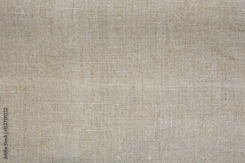 natural color folded linen serviette, texture background 