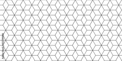 Vector tiles gradient science web tech connection triangle diamond honeycomb hexagon art. Seamless pattern with hexagon square cube geometric pattern shapes grid metal element texture design.	