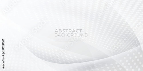White Abstract Background. Modern Concept