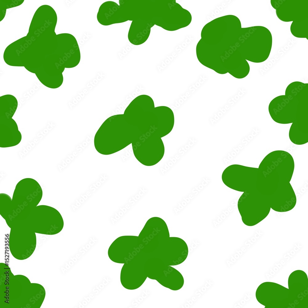 Fototapeta premium four leaf clover,green 