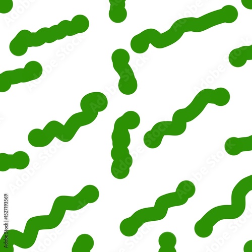 green and white
