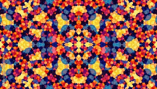 Simple geometric textile design in repeating pattern , print, pattern, color