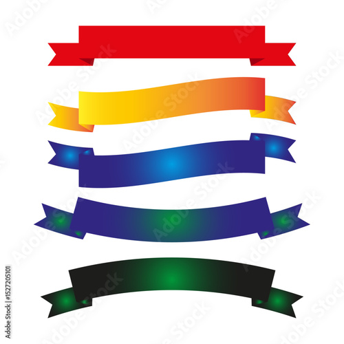 Colorful Banner Ribbons for Labels and Decorations Free Download Colorful Banner Ribbons for Labels and Decorations - GFXLoad