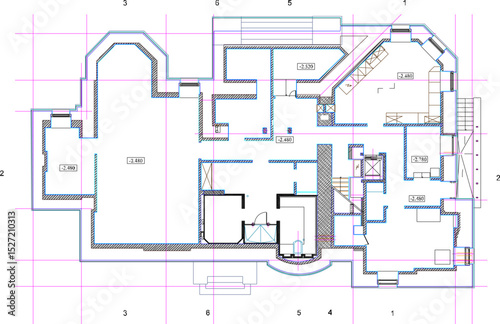 vector illustration of architectural design layout site plan landscape building house classic vintage ethnic traditional minimalist simple modern 