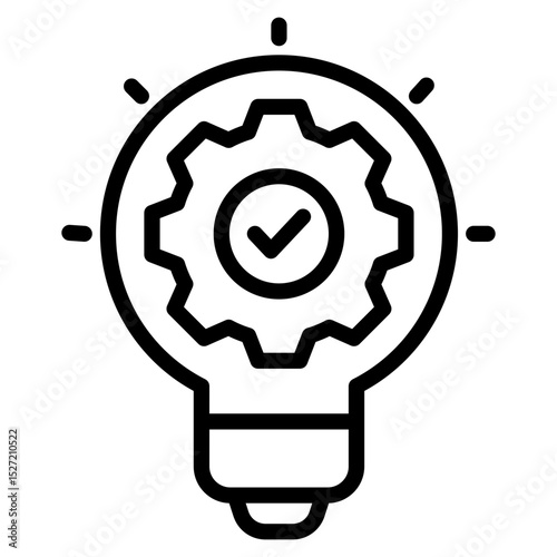 Innovation Icon Element For Design
