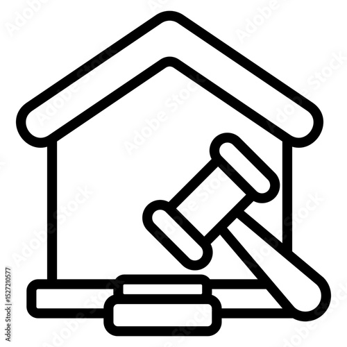 Litigation Icon Element For Design