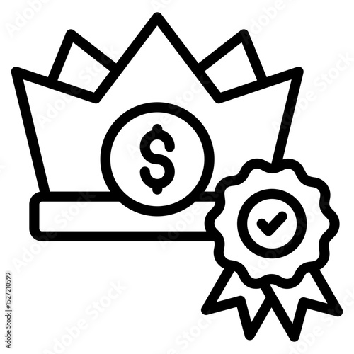 Royalty Icon Element For Design