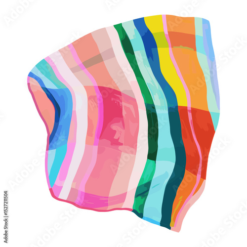 Beach towel illustration background clothing vector