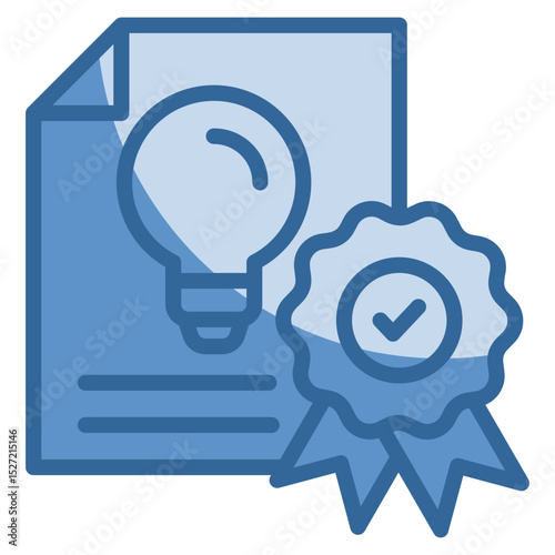 Patent Icon Element For Design