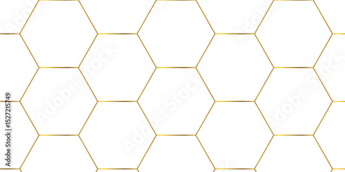 Abstract background with hexagons honeycomb technology texture. Hexagonal shape 3d structure light seamless geometric background. Surface polygon pattern with digital hexagon and futuristic business.	