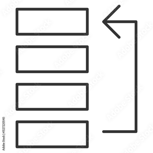 Priorities Outline Icon Element For Design
