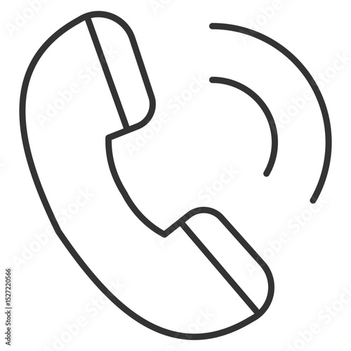 Contact Outline Icon Element For Design