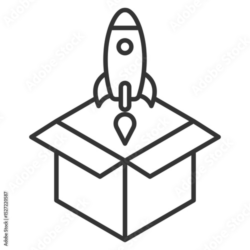 Release Outline Icon Element For Design