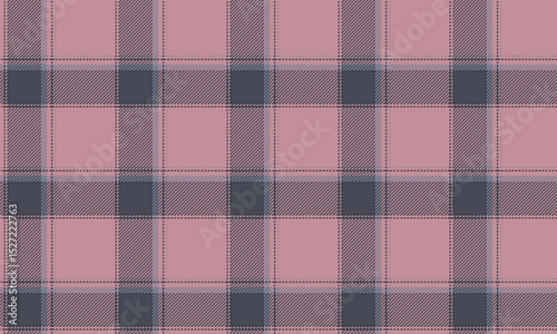 Seamless plaid fabric pattern, pink, gray, outstanding with elegance and modernity, suitable for designing clothes, skirts and pants, adding charm to your style.