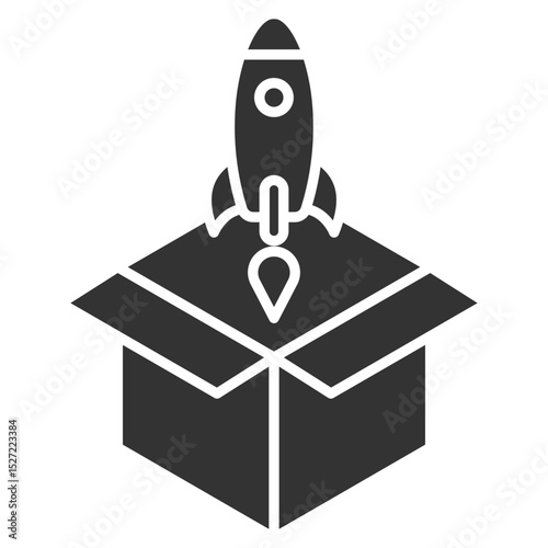 Release Glyph Icon Element For Design