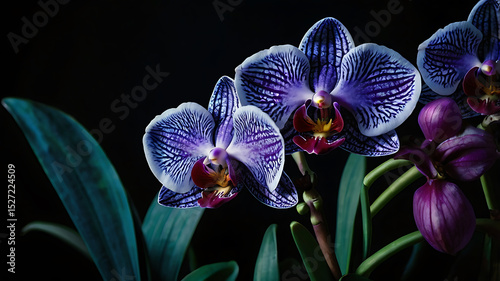 Elegance in Bloom: The Beauty of Blue Orchids