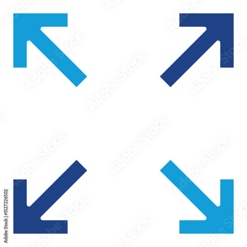 Maximization Dual Tone Icon Element For Design