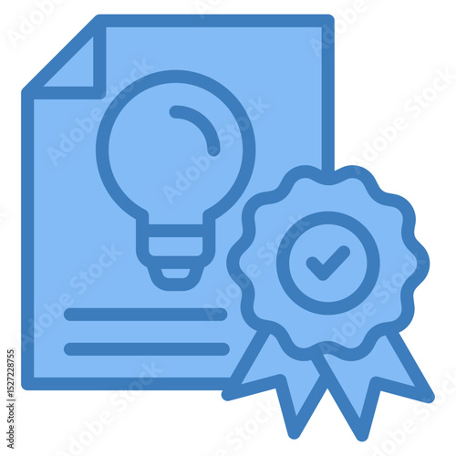 Patent Icon Element For Design