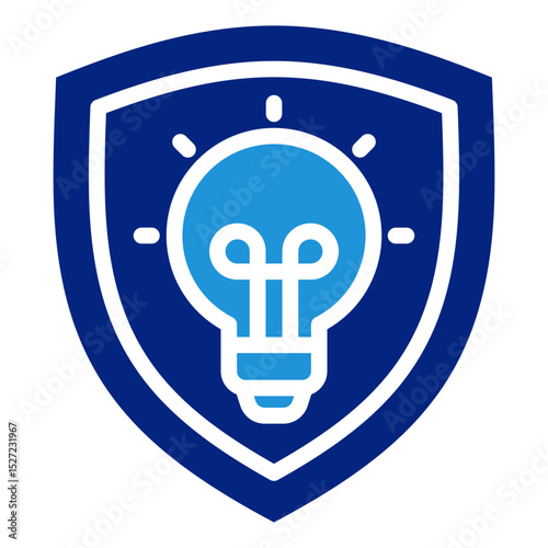Ip Shield Icon Element For Design