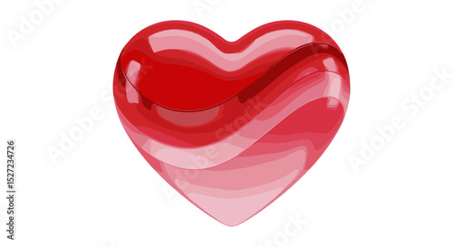 Red Heart Symbolizes Love Passion and Affection