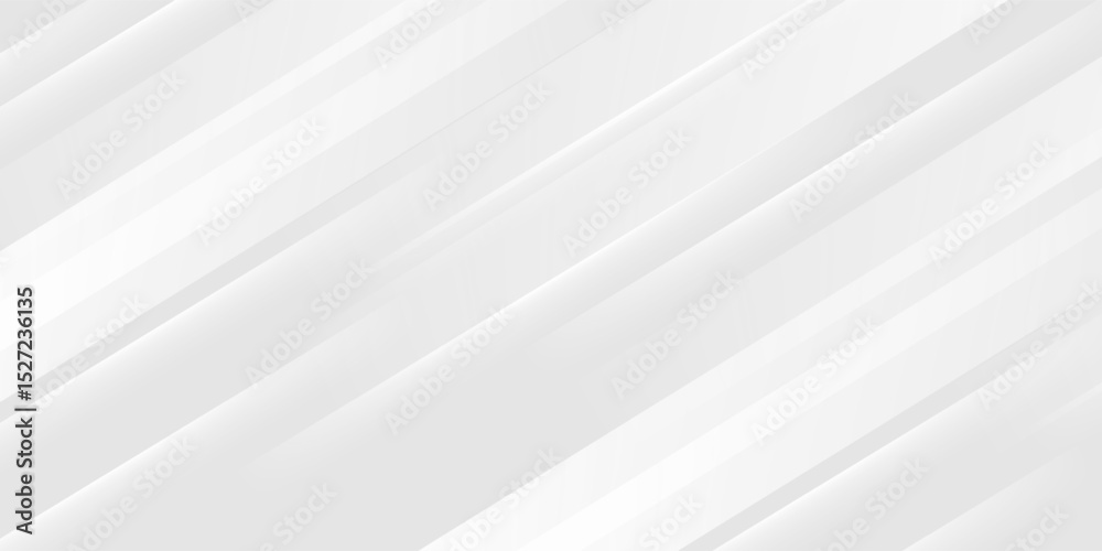 Obraz premium Diagonal grey gradient lines background. Abstract silver stripes wallpaper. Abstract gray tech backdrop. Oblique gris texture for graphic design, poster, banner, flyer, brochure, presentation.