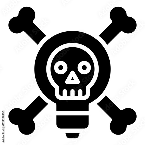 Intellectual Piracy Icon Element For Design