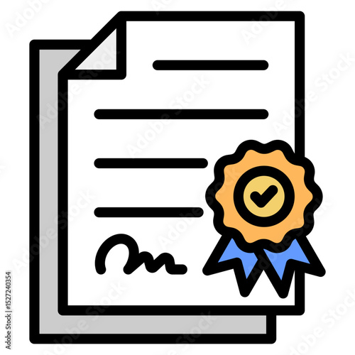 Licensing Icon Element For Design