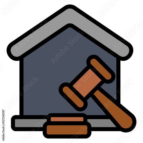Litigation Icon Element For Design