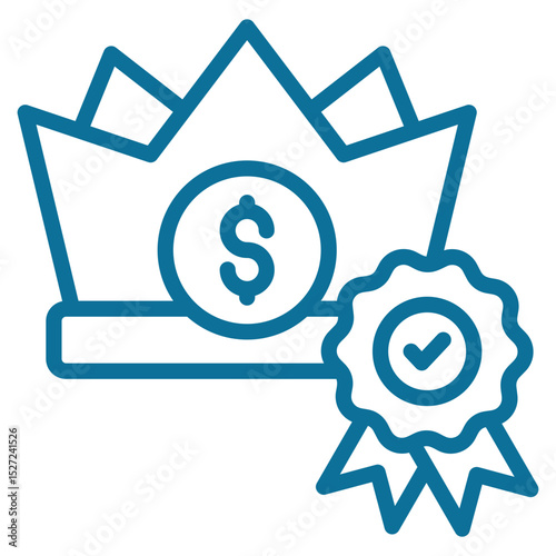 Royalty Icon Element For Design