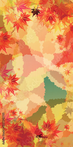 紅葉　もみじ　秋　背景	