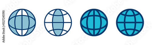 Web icon vector isolated on white background. Website vector icon. Internet world vector