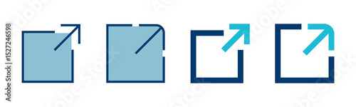 Link icon vector isolated on white background. Link vector icon. External link symbol vector icon. Hyperlink symbol