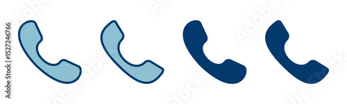 Call icon vector isolated on white background. Phone icon vector. mobile phone. telephone icon