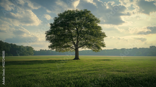 majestic ancient oak tree