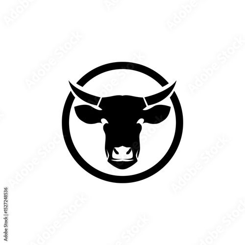 Cow Head Vector