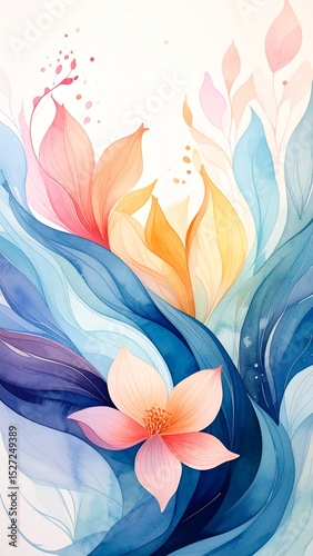 abstract floral background