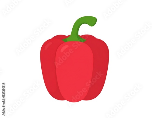 Red bell pepper illustration (3)