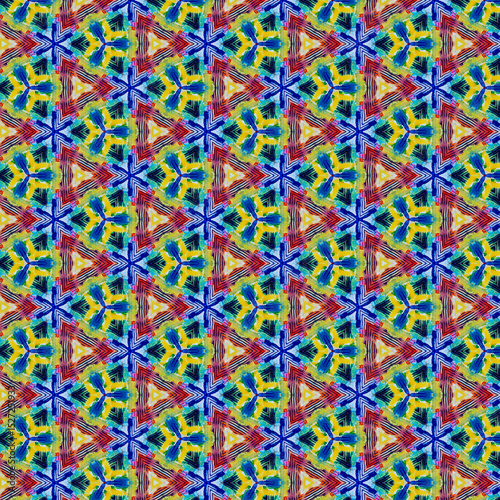 very elegant and beautiful multicolor abstract seamless pattern