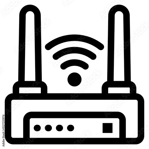 Router Icon Element For Design