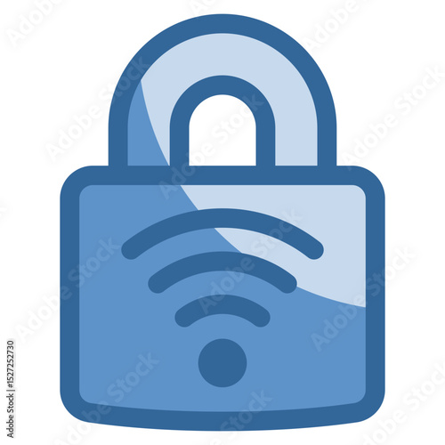 Vpn Lock Icon Element For Design