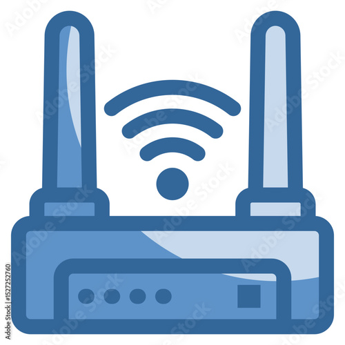 Router Icon Element For Design